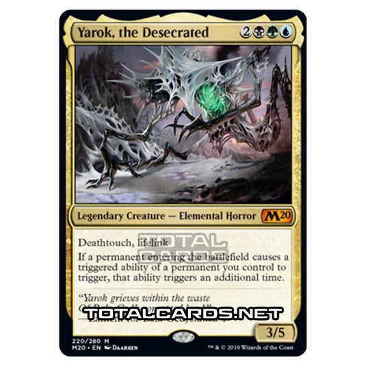 Magic The Gathering - Core Set 2020 - Yarok, the Desecrated - 220/280