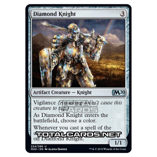 Magic The Gathering - Core Set 2020 - Diamond Knight - 224/280