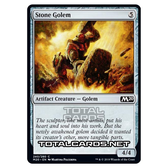 Magic The Gathering - Core Set 2020 - Stone Golem - 240/280