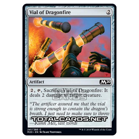 Magic The Gathering - Core Set 2020 - Vial of Dragonfire - 241/280