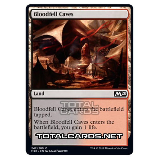 Magic The Gathering - Core Set 2020 - Bloodfell Caves - 242/280