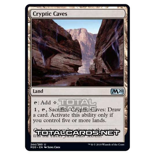 Magic The Gathering - Core Set 2020 - Cryptic Caves - 244/280