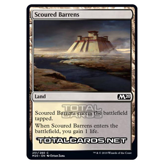 Magic The Gathering - Core Set 2020 - Scoured Barrens - 251/280