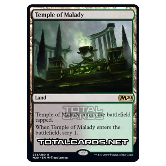 Magic The Gathering - Core Set 2020 - Temple of Malady - 254/280