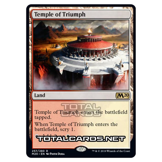 Magic The Gathering - Core Set 2020 - Temple of Triumph - 257/280