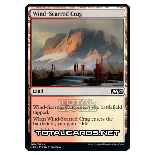 Magic The Gathering - Core Set 2020 - Wind-Scarred Crag - 260/280