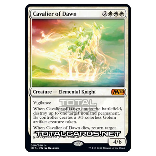 Magic The Gathering - Core Set 2020 - Cavalier of Dawn - 10/280 (Foil)