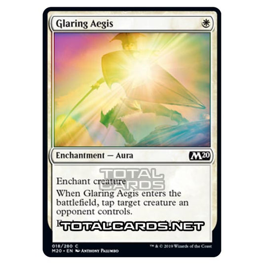 Magic The Gathering - Core Set 2020 - Glaring Aegis - 18/280 (Foil)