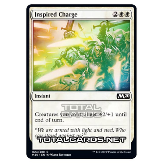 Magic The Gathering - Core Set 2020 - Inspired Charge - 24/280 (Foil)