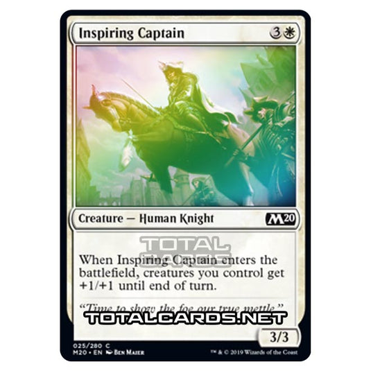 Magic The Gathering - Core Set 2020 - Inspiring Captain - 25/280 (Foil)