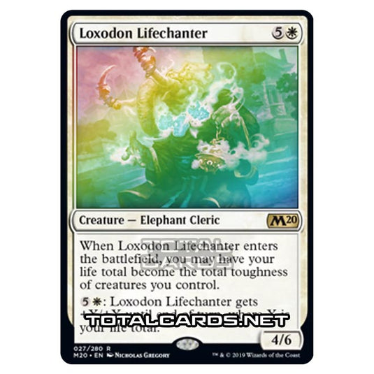 Magic The Gathering - Core Set 2020 - Loxodon Lifechanter - 27/280 (Foil)