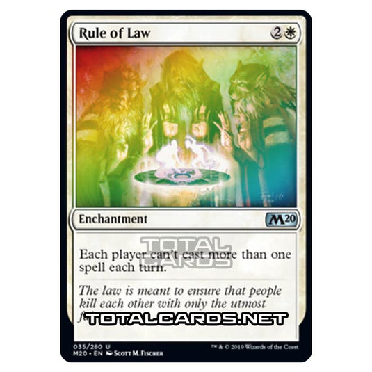 Magic The Gathering - Core Set 2020 - Rule of Law - 35/280 (Foil)