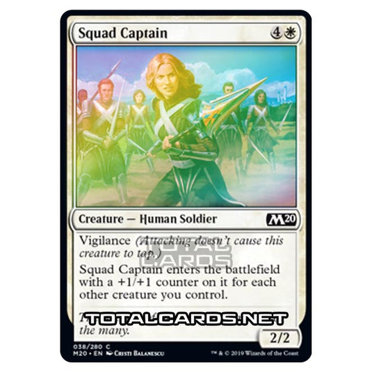 Magic The Gathering - Core Set 2020 - Squad Captain - 38/280 (Foil)