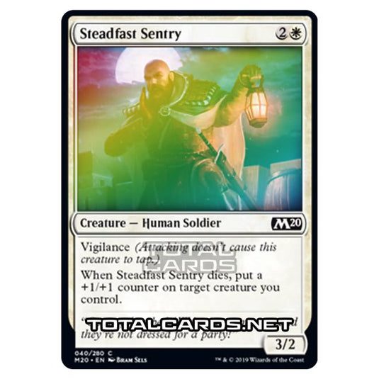 Magic The Gathering - Core Set 2020 - Steadfast Sentry - 40/280 (Foil)