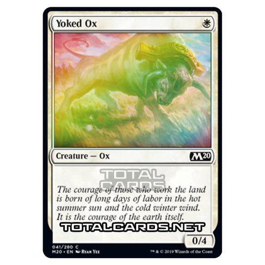 Magic The Gathering - Core Set 2020 - Yoked Ox - 41/280 (Foil)