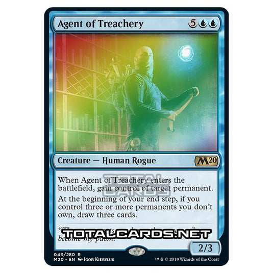 Magic The Gathering - Core Set 2020 - Agent of Treachery - 43/280 (Foil)