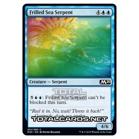 Magic The Gathering - Core Set 2020 - Frilled Sea Serpent - 61/280 (Foil)