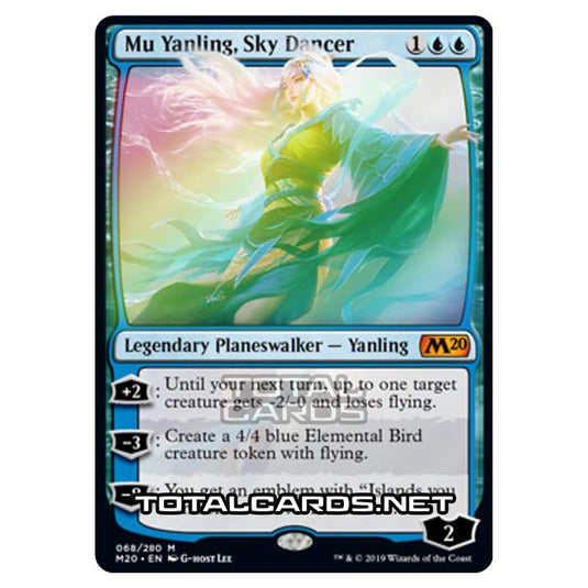 Magic The Gathering - Core Set 2020 - Mu Yanling, Sky Dancer - 68/280 (Foil)