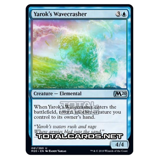 Magic The Gathering - Core Set 2020 - Yarok's Wavecrasher - 81/280 (Foil)