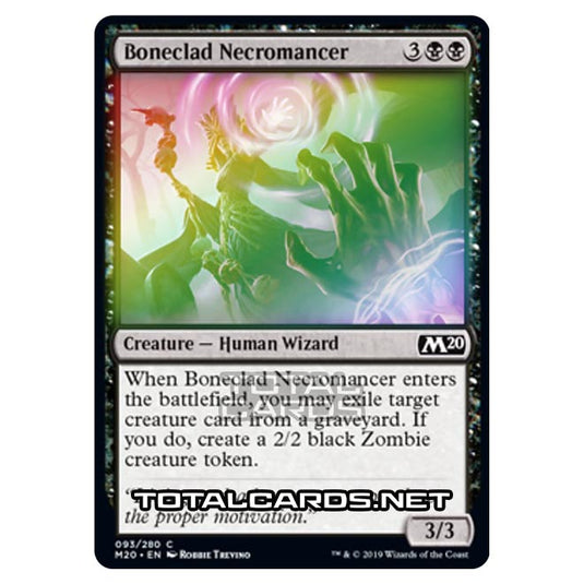 Magic The Gathering - Core Set 2020 - Boneclad Necromancer - 93/280 (Foil)