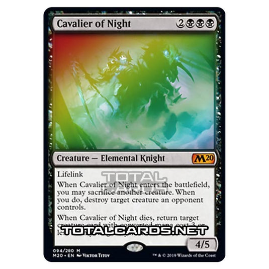 Magic The Gathering - Core Set 2020 - Cavalier of Night - 94/280 (Foil)