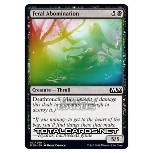 Magic The Gathering - Core Set 2020 - Feral Abomination - 101/280 (Foil)