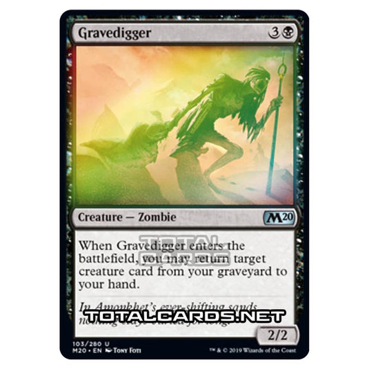 Magic The Gathering - Core Set 2020 - Gravedigger - 103/280 (Foil)