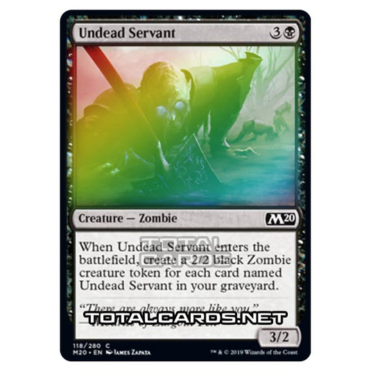 Magic The Gathering - Core Set 2020 - Undead Servant - 118/280 (Foil)