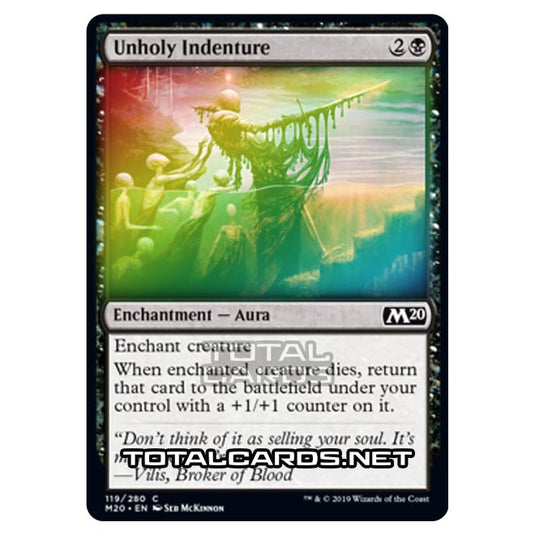 Magic The Gathering - Core Set 2020 - Unholy Indenture - 119/280 (Foil)