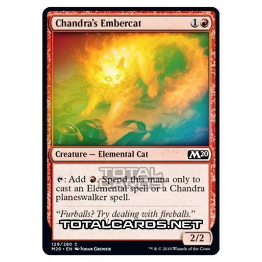 Magic The Gathering - Core Set 2020 - Chandra's Embercat - 129/280 (Foil)