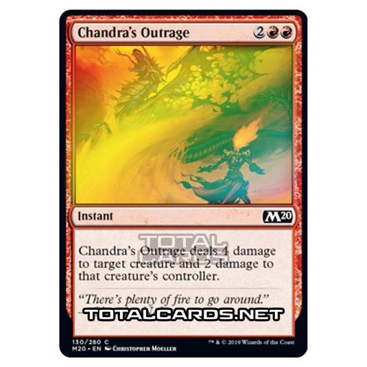 Magic The Gathering - Core Set 2020 - Chandra's Outrage - 130/280 (Foil)