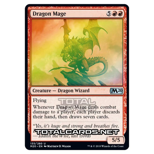 Magic The Gathering - Core Set 2020 - Dragon Mage - 135/280 (Foil)