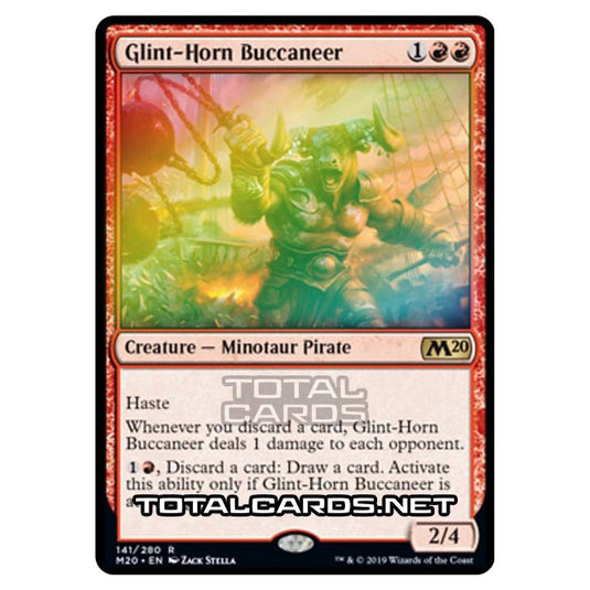 Magic The Gathering - Core Set 2020 - Glint-Horn Buccaneer - 141/280 (Foil)