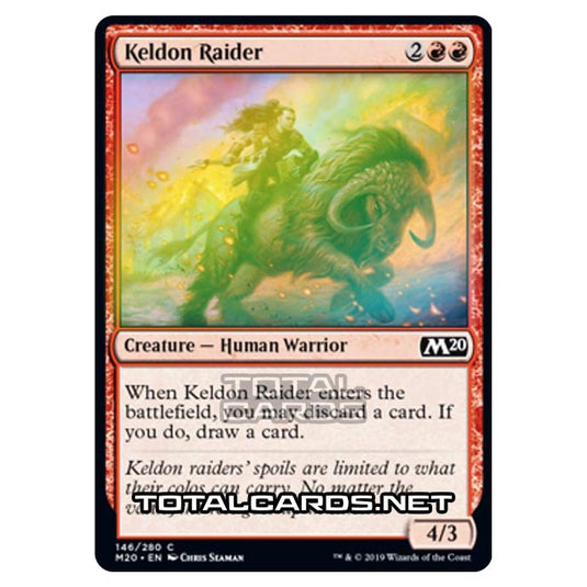 Magic The Gathering - Core Set 2020 - Keldon Raider - 146/280 (Foil)