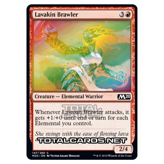 Magic The Gathering - Core Set 2020 - Lavakin Brawler - 147/280 (Foil)