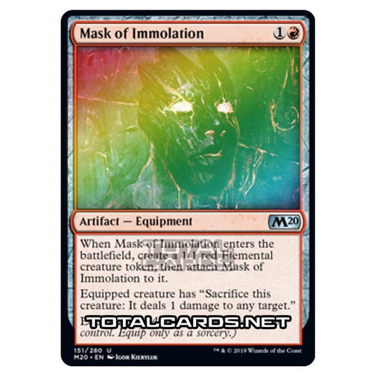 Magic The Gathering - Core Set 2020 - Mask of Immolation - 151/280 (Foil)