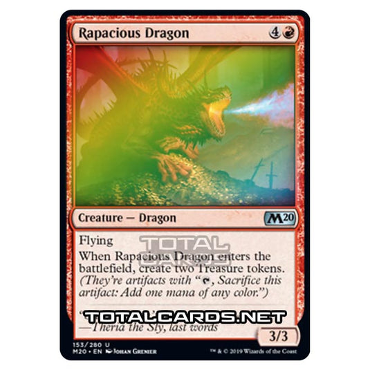 Magic The Gathering - Core Set 2020 - Rapacious Dragon - 153/280 (Foil)