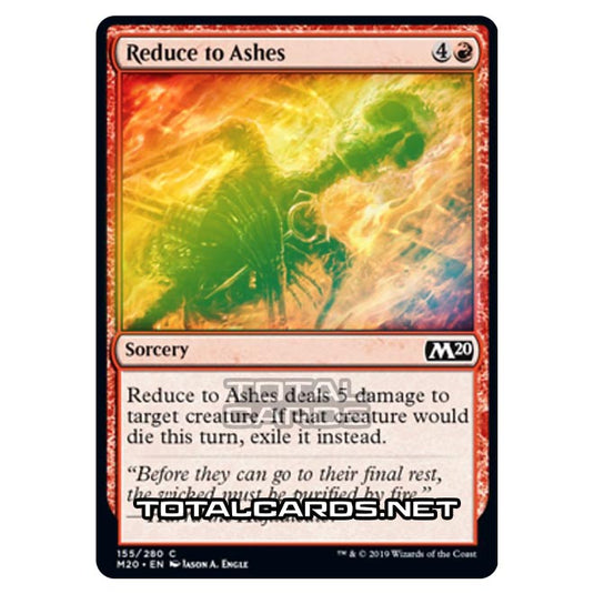 Magic The Gathering - Core Set 2020 - Reduce to Ashes - 155/280 (Foil)