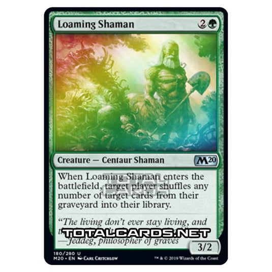 Magic The Gathering - Core Set 2020 - Loaming Shaman - 180/280 (Foil)