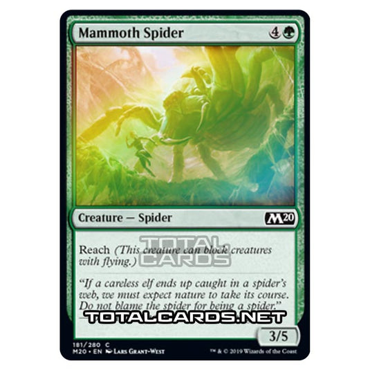 Magic The Gathering - Core Set 2020 - Mammoth Spider - 181/280 (Foil)