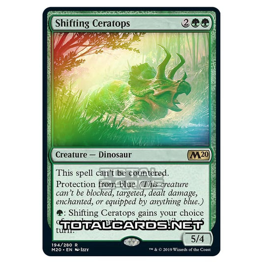 Magic The Gathering - Core Set 2020 - Shifting Ceratops - 194/280 (Foil)