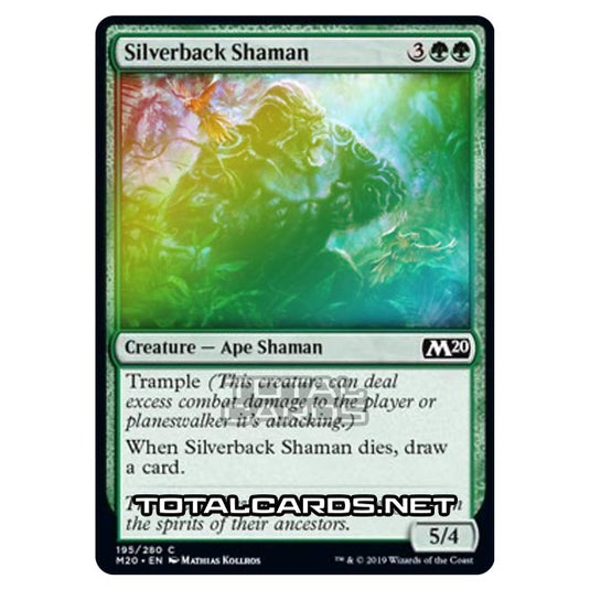 Magic The Gathering - Core Set 2020 - Silverback Shaman - 195/280 (Foil)