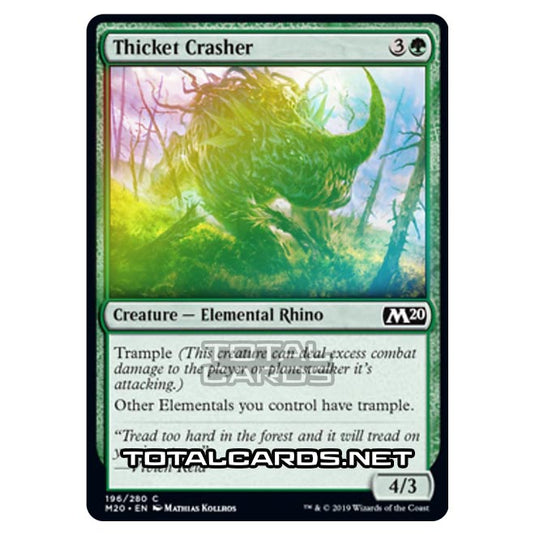 Magic The Gathering - Core Set 2020 - Thicket Crasher - 196/280 (Foil)