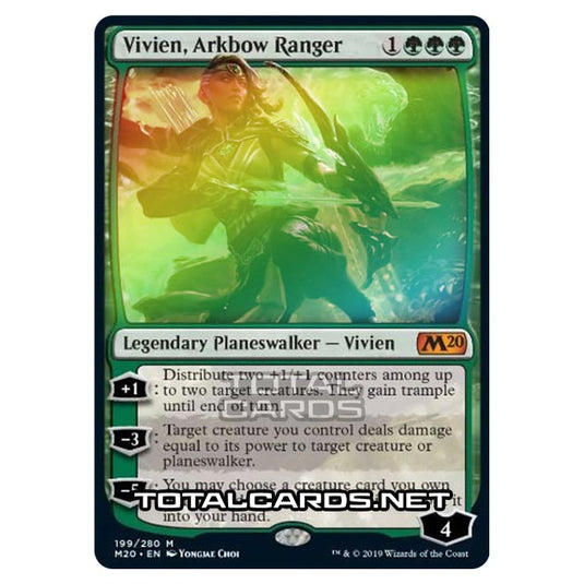 Magic The Gathering - Core Set 2020 - Vivien, Arkbow Ranger - 199/280 (Foil)