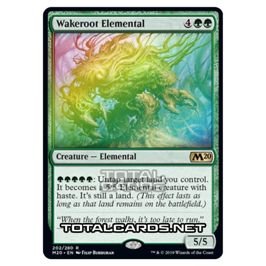 Magic The Gathering - Core Set 2020 - Wakeroot Elemental - 202/280 (Foil)