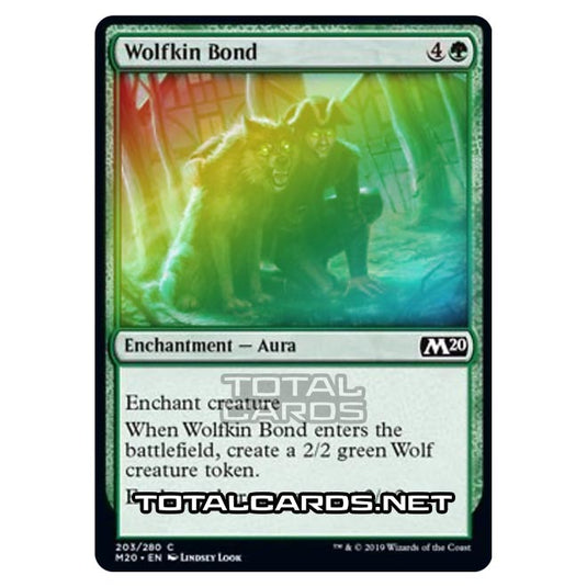 Magic The Gathering - Core Set 2020 - Wolfkin Bond - 203/280 (Foil)