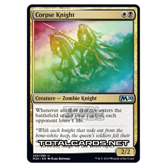mtg cards like corpse knight Magic The Gathering - Core Set 2020 - Corpse Knight