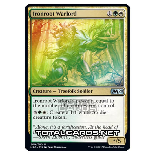 Magic The Gathering - Core Set 2020 - Ironroot Warlord - 209/280 (Foil)