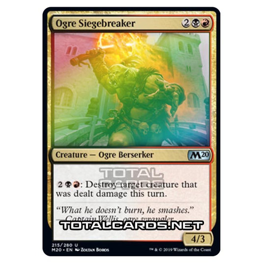 Magic The Gathering - Core Set 2020 - Ogre Siegebreaker - 215/280 (Foil)