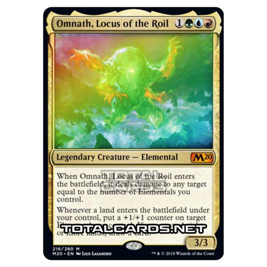 Magic The Gathering - Core Set 2020 - Omnath, Locus of the Roil - 216/280 (Foil)